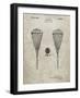 PP199- Sandstone Lacrosse Stick 1948 Patent Poster-Cole Borders-Framed Giclee Print