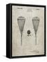 PP199- Sandstone Lacrosse Stick 1948 Patent Poster-Cole Borders-Framed Stretched Canvas