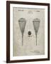 PP199- Sandstone Lacrosse Stick 1948 Patent Poster-Cole Borders-Framed Giclee Print
