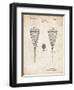 PP199- Vintage Parchment Lacrosse Stick 1948 Patent Poster-Cole Borders-Framed Premium Giclee Print