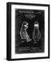 PP2 Black Grunge-Borders Cole-Framed Giclee Print