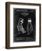 PP2 Black Grunge-Borders Cole-Framed Giclee Print