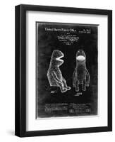 PP2 Black Grunge-Borders Cole-Framed Giclee Print