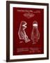 PP2 Burgundy-Borders Cole-Framed Giclee Print