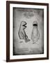 PP2 Faded Grey-Borders Cole-Framed Giclee Print