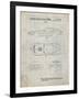 PP21 Antique Grid Parchment-Borders Cole-Framed Giclee Print