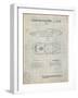 PP21 Antique Grid Parchment-Borders Cole-Framed Giclee Print