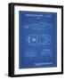 PP21 Blueprint-Borders Cole-Framed Giclee Print