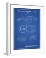 PP21 Blueprint-Borders Cole-Framed Giclee Print