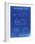 PP21 Faded Blueprint-Borders Cole-Framed Giclee Print