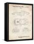 PP21 Vintage Parchment-Borders Cole-Framed Stretched Canvas
