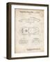 PP21 Vintage Parchment-Borders Cole-Framed Giclee Print