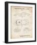 PP21 Vintage Parchment-Borders Cole-Framed Giclee Print