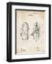 PP210-Vintage Parchment Fire Hydrant 1903 Patent Poster-Cole Borders-Framed Giclee Print