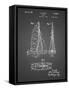 PP216-Black Grid Schlumpf Sailboat Patent Poster-Cole Borders-Framed Stretched Canvas