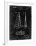 PP216-Black Grunge Schlumpf Sailboat Patent Poster-Cole Borders-Framed Giclee Print