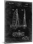 PP216-Black Grunge Schlumpf Sailboat Patent Poster-Cole Borders-Mounted Giclee Print