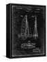 PP216-Black Grunge Schlumpf Sailboat Patent Poster-Cole Borders-Framed Stretched Canvas