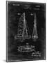 PP216-Black Grunge Schlumpf Sailboat Patent Poster-Cole Borders-Mounted Giclee Print