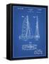 PP216-Blueprint Schlumpf Sailboat Patent Poster-Cole Borders-Framed Stretched Canvas