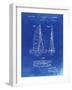 PP216-Faded Blueprint Schlumpf Sailboat Patent Poster-Cole Borders-Framed Giclee Print