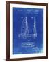 PP216-Faded Blueprint Schlumpf Sailboat Patent Poster-Cole Borders-Framed Giclee Print