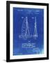 PP216-Faded Blueprint Schlumpf Sailboat Patent Poster-Cole Borders-Framed Giclee Print