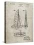 PP216-Sandstone Schlumpf Sailboat Patent Poster-Cole Borders-Stretched Canvas