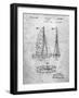 PP216-Slate Schlumpf Sailboat Patent Poster-Cole Borders-Framed Giclee Print