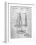 PP216-Slate Schlumpf Sailboat Patent Poster-Cole Borders-Framed Giclee Print