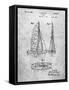 PP216-Slate Schlumpf Sailboat Patent Poster-Cole Borders-Framed Stretched Canvas