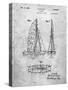 PP216-Slate Schlumpf Sailboat Patent Poster-Cole Borders-Stretched Canvas