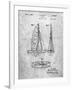 PP216-Slate Schlumpf Sailboat Patent Poster-Cole Borders-Framed Giclee Print