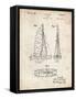 PP216-Vintage Parchment Schlumpf Sailboat Patent Poster-Cole Borders-Framed Stretched Canvas