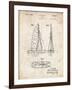 PP216-Vintage Parchment Schlumpf Sailboat Patent Poster-Cole Borders-Framed Giclee Print