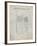 PP217-Antique Grid Parchment NFL Display Patent Poster-Cole Borders-Framed Giclee Print