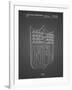 PP217-Black Grid NFL Display Patent Poster-Cole Borders-Framed Giclee Print