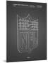 PP217-Black Grid NFL Display Patent Poster-Cole Borders-Mounted Giclee Print