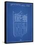 PP217-Blueprint NFL Display Patent Poster-Cole Borders-Framed Stretched Canvas