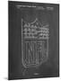 PP217-Chalkboard NFL Display Patent Poster-Cole Borders-Mounted Giclee Print