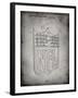 PP217-Faded Grey NFL Display Patent Poster-Cole Borders-Framed Giclee Print
