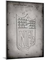 PP217-Faded Grey NFL Display Patent Poster-Cole Borders-Mounted Giclee Print