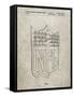 PP217-Sandstone NFL Display Patent Poster-Cole Borders-Framed Stretched Canvas