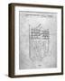 PP217-Slate NFL Display Patent Poster-Cole Borders-Framed Giclee Print