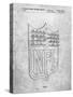 PP217-Slate NFL Display Patent Poster-Cole Borders-Stretched Canvas