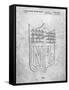 PP217-Slate NFL Display Patent Poster-Cole Borders-Framed Stretched Canvas