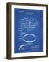 PP219-Blueprint Football Shoulder Pads 1925 Patent Poster-Cole Borders-Framed Giclee Print