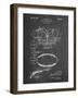 PP219-Chalkboard Football Shoulder Pads 1925 Patent Poster-Cole Borders-Framed Giclee Print