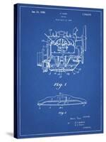 PP220-Blueprint Model A Ford Pickup Truck Engine Poster-Cole Borders-Stretched Canvas