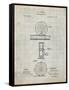 PP225-Antique Grid Parchment Orvis 1874 Fly Fishing Reel Patent Poster-Cole Borders-Framed Stretched Canvas